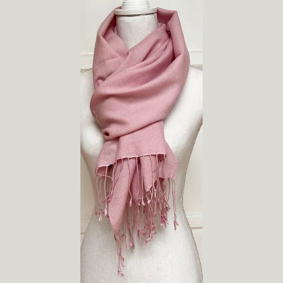 Echo Pink Pashmina 50% Cashmere, 50% Silk Never Worn Condition - Picture 1 of 5